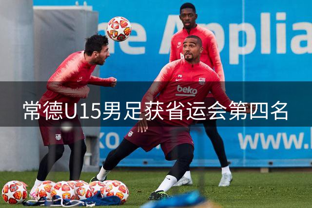 常德U15男足获省运会第四名